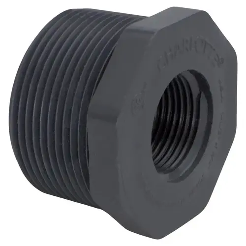 3/4 In. MPT x 1/2 In. FPT Schedule 80 Reducing PVC Bushing 3/4 In. MPT x 1/2 In. FPT Schedule 80 Reducing PVC Bushing