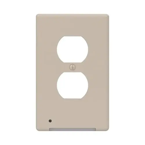 LumiCover Classic Wallplate Nightlight, 1.2 in L, 4-1/2 in W, Almond LumiCover Classic Wallplate Nightlight, 1.2 in L, 4-1/2 in W, Almond