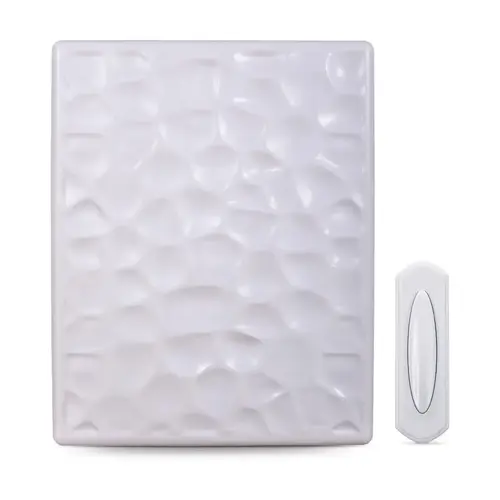 Doorbell Kit, Wireless, 85 dB, White Doorbell Kit, Wireless, 85 dB, White