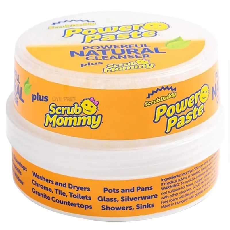 Scrub Daddy Cleaner and Polish Power Paste Citrus Scent Paste 8.8 oz - pack of 6 FG9100001006CS0-XCP6 Scrub Daddy Cleaner and Polish Power Paste Citrus Scent Paste 8.8 oz - pack of 6 FG9100001006CS0-XCP6
