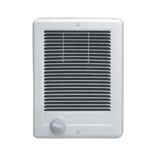 Wall Heater Com-Pak 175 sq ft 5120 BTU Electric White Wall Heater Com-Pak 175 sq ft 5120 BTU Electric White