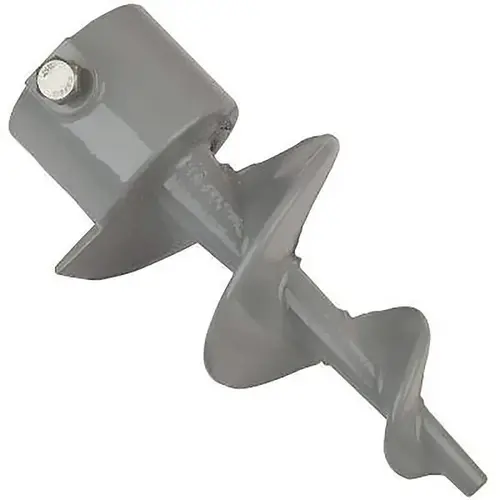 Auger Foot Gray Steel Gray