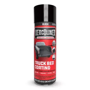 Herculiner HALB1 5 J-B Weld Herculiner Aerosol Truck Bed Coating - 15 ounces - Black