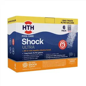 HTH 52040 Ultimate 52028 Shock Treatment, White - pack of 6