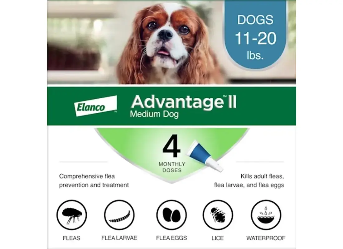 BAYER 81520267-ATD Flea Drops Advantage II Liquid Dog Imidacloprid
