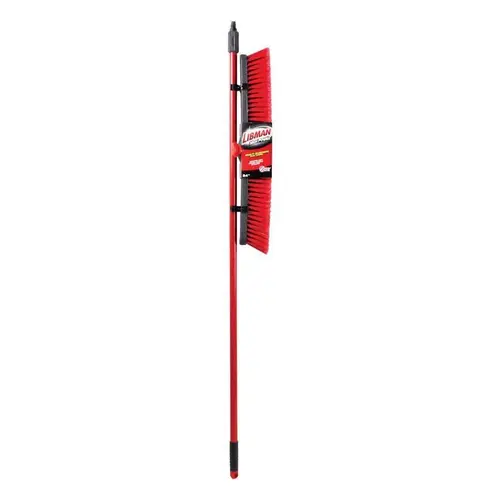 Multi-Surface Push Broom High Power Polymer Fiber 24" Black/Red Multi-Surface Push Broom High Power Polymer Fiber 24" Black/Red