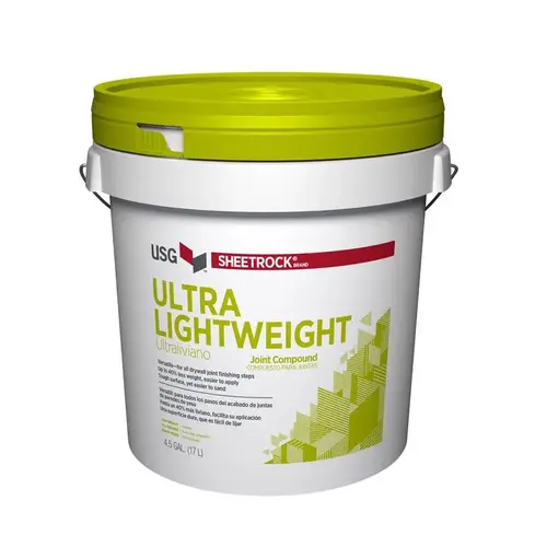 Ultra Lightweight Ready-Mixed Joint Compound, 4.5 Gallon Pail Off-White