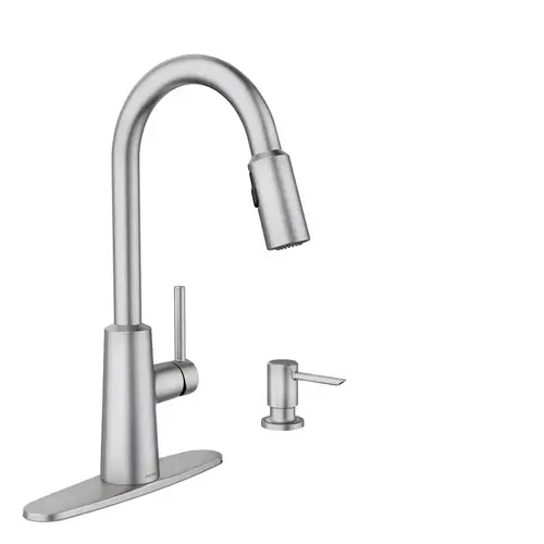 Pull-Down Kitchen Faucet Nori One Handle Stainless Steel Stainless Steel Pull-Down Kitchen Faucet Nori One Handle Stainless Steel Stainless Steel