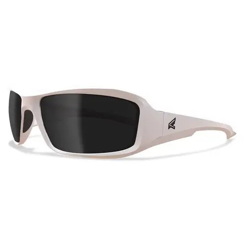 Non-Polarized Safety Glasses, Unisex, Polycarbonate Lens, Full Frame, Nylon Frame, White Frame