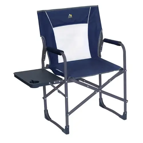 Folding Chair Slim-Fold Navy Blue Director's Folding Chair Slim-Fold Navy Blue Director's