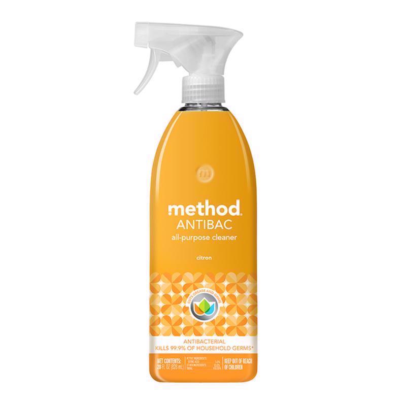 Method 17432 Antibacterial Cleaner Citron Scent Liquid 28 oz