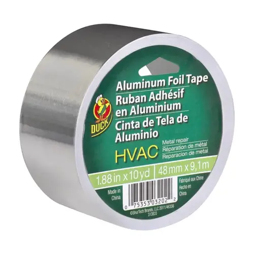 Metal Repair Tape 1.88" W X 10 yd L Chrome Chrome Metal Repair Tape 1.88" W X 10 yd L Chrome Chrome