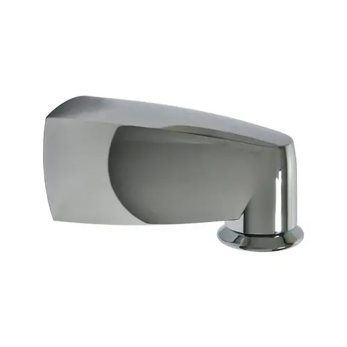 Tub Spout, 6 in L, Metal, Chrome Plated Tub Spout, 6 in L, Metal, Chrome Plated