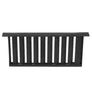 Air Vent 93805 Plastic Foundation Vent With Slider, Black, 16 x 8 In.