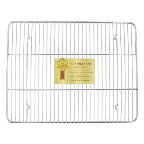 Cooling Rack Baking 12-3/4" W X 16-1/2" L Silver Silver Cooling Rack Baking 12-3/4" W X 16-1/2" L Silver Silver