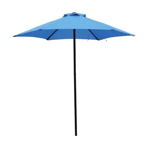 Umbrella 7.5 ft. Tiltable Blue Market Umbrella 7.5 ft. Tiltable Blue Market
