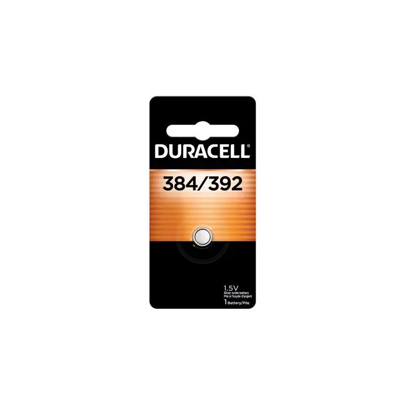 DURACELL Electronic/Thermometer/Watch Battery Silver Oxide 384/392 1.5 V 45 Ah D384/392PK
