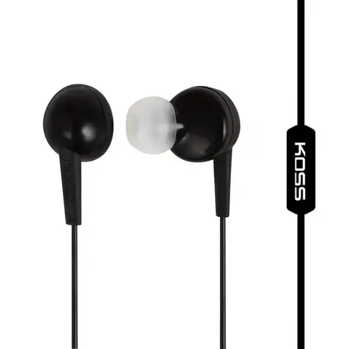 Earbud w/Microphone Black