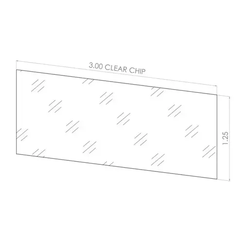 Bin Tag Holder 0.001" H X 1.25" W X 3" L Clear Utility/Parts Plastic Clear Bin Tag Holder 0.001" H X 1.25" W X 3" L Clear Utility/Parts Plastic Clear
