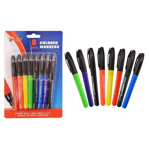 Colored Markers Books and Stationery Assorted - pack of 48 Colored Markers Books and Stationery Assorted - pack of 48