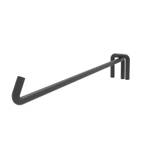 Cross Tube Divider 2" H X 1" W X 13" L Black Hook Metal Black Cross Tube Divider 2" H X 1" W X 13" L Black Hook Metal Black