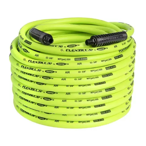 Air Hose 100 ft. L X 3/8" D Hybrid Polymer 300 psi Zilla Green Zilla Green