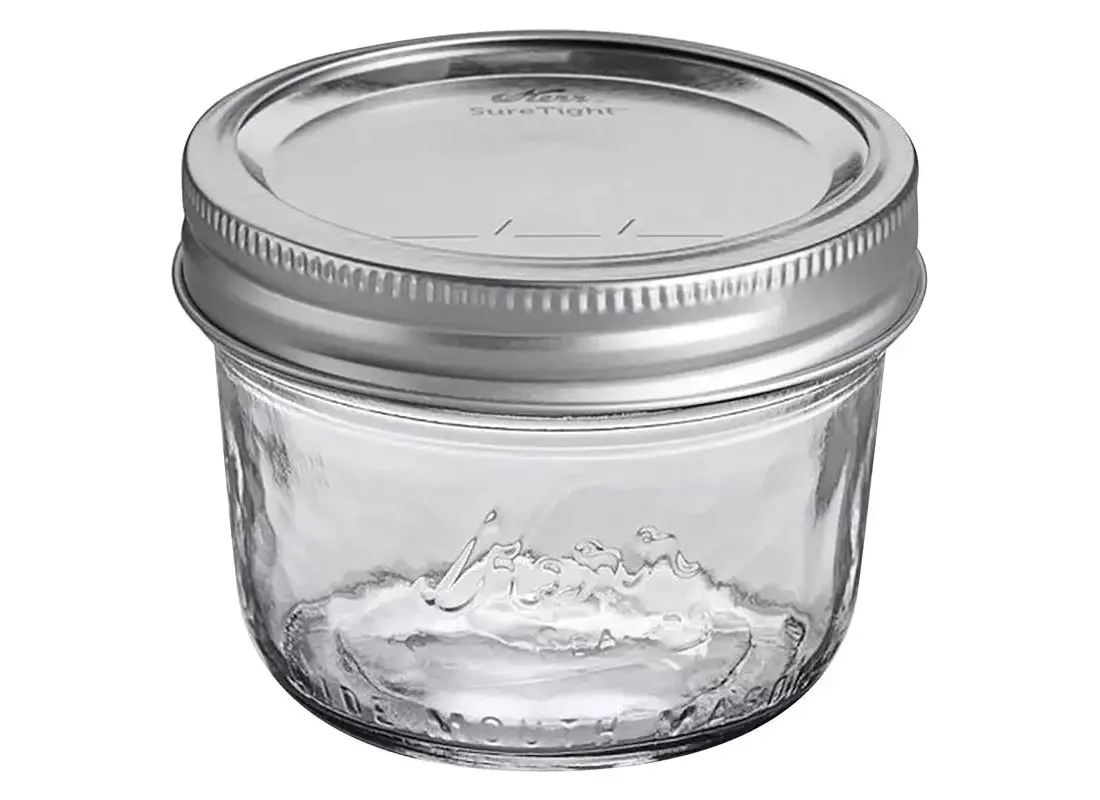 Kerr 2139400 500 Mason Jar, 0.5 pt Capacity, Glass - pack of 12