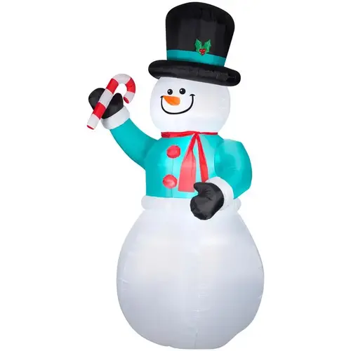 Inflatable LED Snowman with Candycane 12 ft. Inflatable LED Snowman with Candycane 12 ft.
