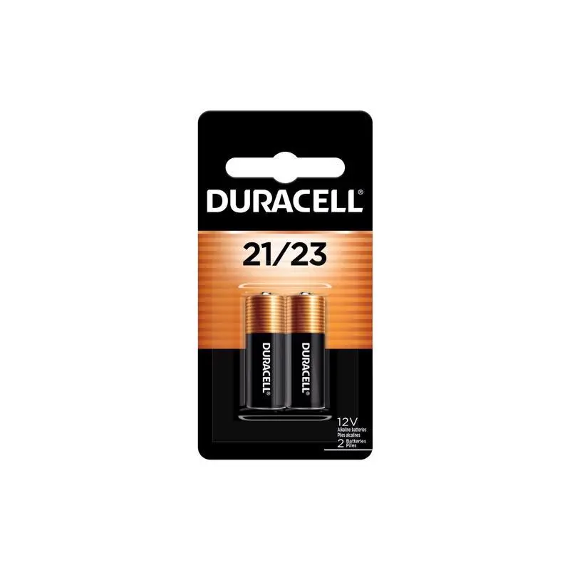 DURACELL Security and Electronic Battery Alkaline 21/23 12 V 50 A - 2 per pack x6 packs MN21B2PK-XCP6 DURACELL Security and Electronic Battery Alkaline 21/23 12 V 50 A - 2 per pack x6 packs MN21B2PK-XCP6