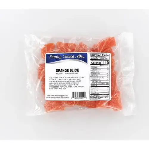 Candy, Orange Flavor, 14 oz - pack of 12