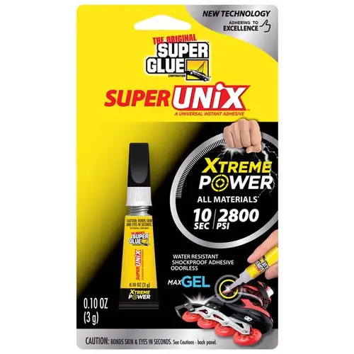 GLUE SUPER GEL SUPERUNIX 10GRM GLUE SUPER GEL SUPERUNIX 10GRM