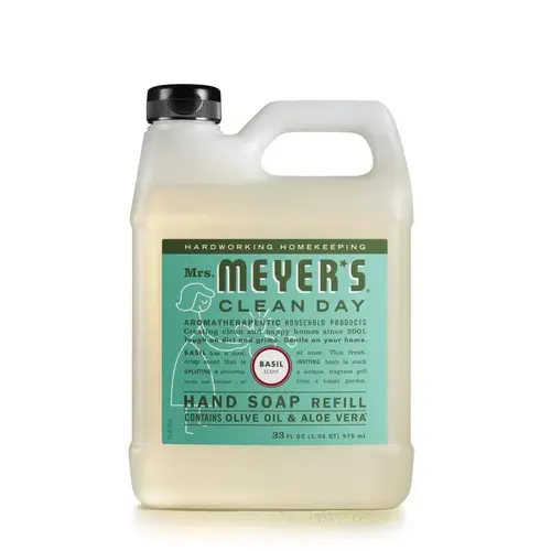 Hand Soap Refill, Liquid, Colorless, Basil, 33 oz Jug Hand Soap Refill, Liquid, Colorless, Basil, 33 oz Jug