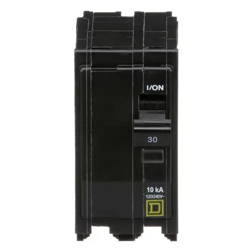 QO Circuit Breaker, In-Line, 30 A, 2 -Pole, 120/240 VAC, 48 VDC, Plug Mounting, Almond QO Circuit Breaker, In-Line, 30 A, 2 -Pole, 120/240 VAC, 48 VDC, Plug Mounting, Almond