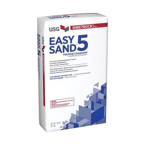 Easy Sand 5 Joint Compound, Lightweight, 18 Lbs. Natural Easy Sand 5 Joint Compound, Lightweight, 18 Lbs. Natural