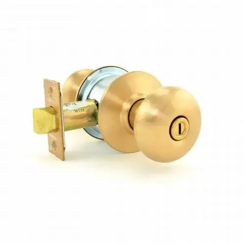 A Series Privacy Plymouth Lock with 11116 Latch 10001 Strike Satin Bronze Finish A Series Privacy Plymouth Lock with 11116 Latch 10001 Strike Satin Bronze Finish