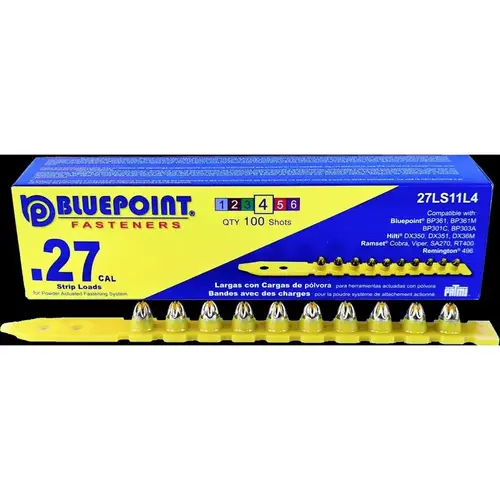 Anchor Bolts 0.27" D X 7" L Plastic Strip Head Yellow Anchor Bolts 0.27" D X 7" L Plastic Strip Head Yellow