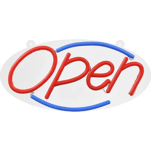 Lighted Open Sign Plastic Indoor and Outdoor LED Red Lighted Open Sign Plastic Indoor and Outdoor LED Red