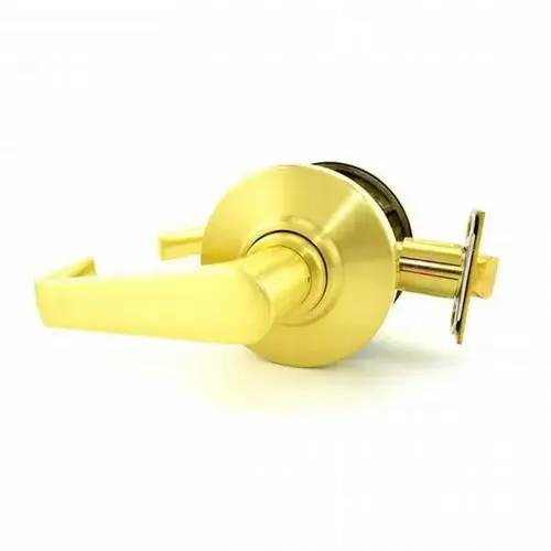 AL Series Passage Saturn with 11116 Latch 10025 Strike Satin Brass Finish AL Series Passage Saturn with 11116 Latch 10025 Strike Satin Brass Finish