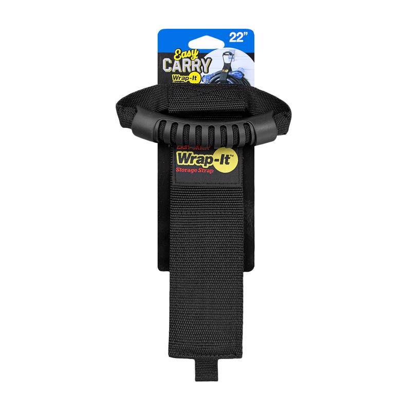 Wrap-It Storage 100-H-22BX STRAP STORAGE EASY-CARRY 22IN Black