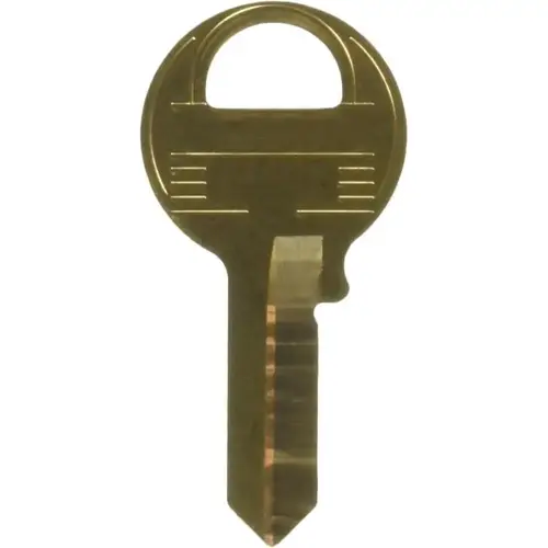 Key Blank Padlock Single Gold