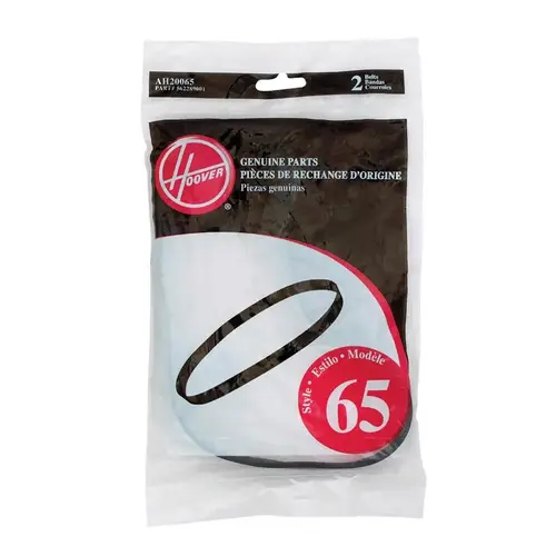 Style 65 Flat Non-Stretch Vacuum Cleaner Belt 65 Pair