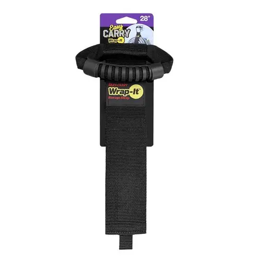 Storage Straps Easy Carry 2.5" W X 28" L Black 50 lb Black