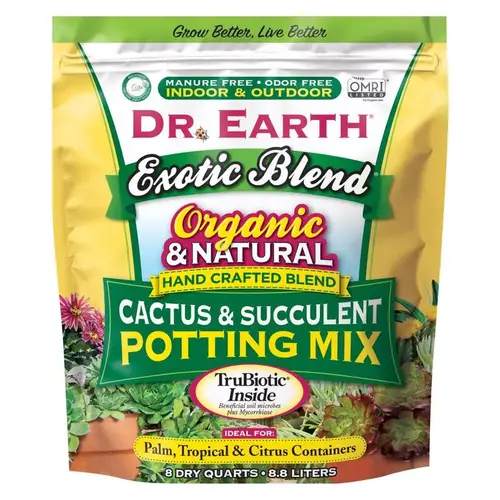 Potting Mix Exotic Blend Organic Cacti and Succulent 8 qt Potting Mix Exotic Blend Organic Cacti and Succulent 8 qt