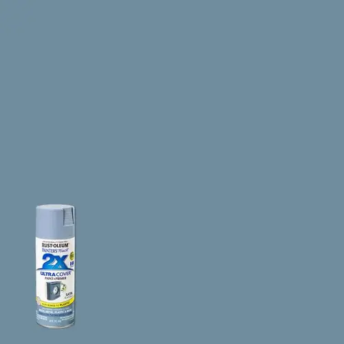 PAINTER'S Touch Satin Spray Paint, Satin, Slate Blue, 12 oz, Aerosol Can PAINTER'S Touch Satin Spray Paint, Satin, Slate Blue, 12 oz, Aerosol Can