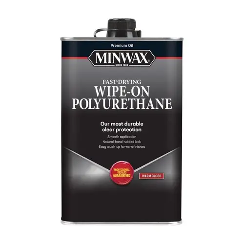 Wipe-On Poly Paint, Gloss, Liquid, Clear, 1 pt, Can Wipe-On Poly Paint, Gloss, Liquid, Clear, 1 pt, Can