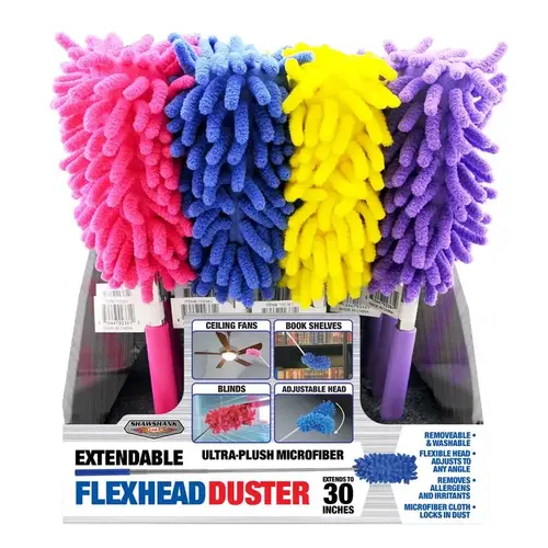 Extendable Flex Head Duster, Assorted Colors, 30 In. Extendable Flex Head Duster, Assorted Colors, 30 In.