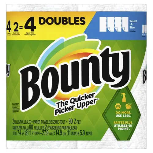 Paper Towels Select-A-Size 98 sheet 2 ply Pair white Paper Towels Select-A-Size 98 sheet 2 ply Pair white