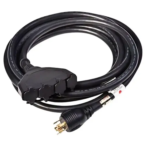 Generator Cord 10/4 240 V 20 ft. L Black Generator Cord 10/4 240 V 20 ft. L Black
