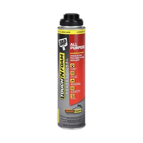 Professional Series 4006002420 Foam Sealant, Bright Orange, 24 oz Can Professional Series 4006002420 Foam Sealant, Bright Orange, 24 oz Can