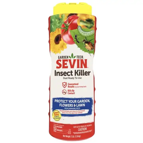 Ready-to-Use Insect Killer, Powder, Outdoor, 3 lb Brown/Light Tan